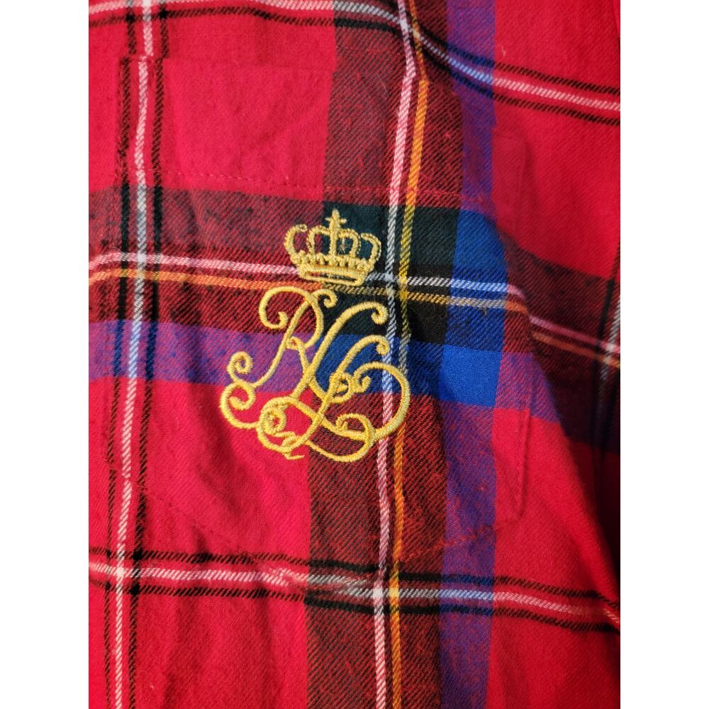 Ralph Lauren Brushed Twill Ballet Sleep Shirt - Sz: S - Picture 2 of 4